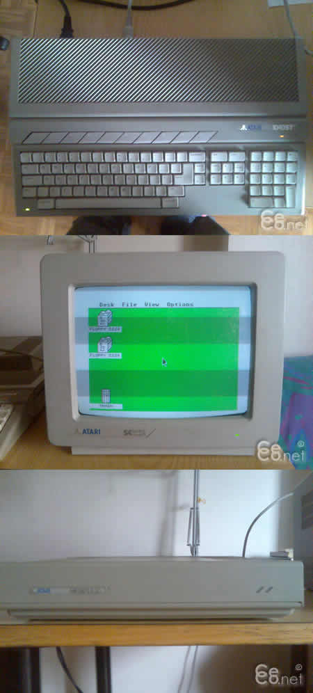 Atari 1040ST con monitor e Hd